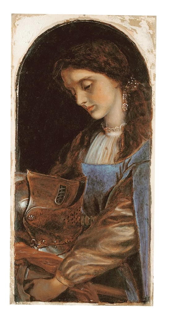 Elaine con l'armatura di Lancillotto, 1870